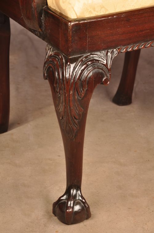FINE GEORGE II MAHOGANY ARMCHAIR - ADDITIONAL PHOTO 3