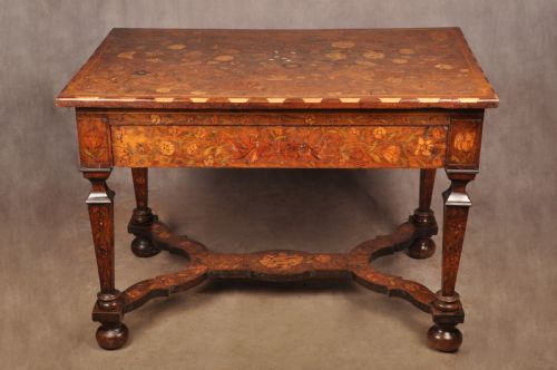 A MAGNIFICENT 17TH CENTURY DUTCH MARQUETRY CENTRE TABLE - ADDITIONAL PHOTO 3