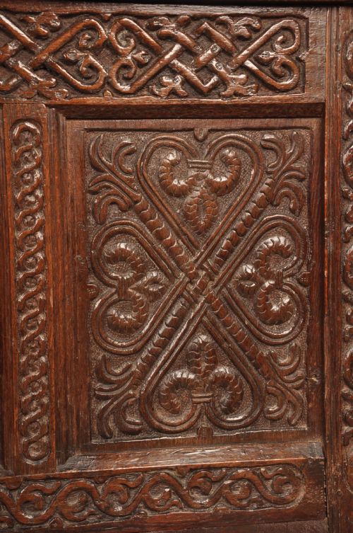 DATED 17TH CENTURY LAKELAND COFFER - ADDITIONAL PHOTO 2