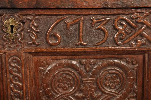 DATED 17TH CENTURY LAKELAND COFFER - ADDITIONAL PHOTO 3
