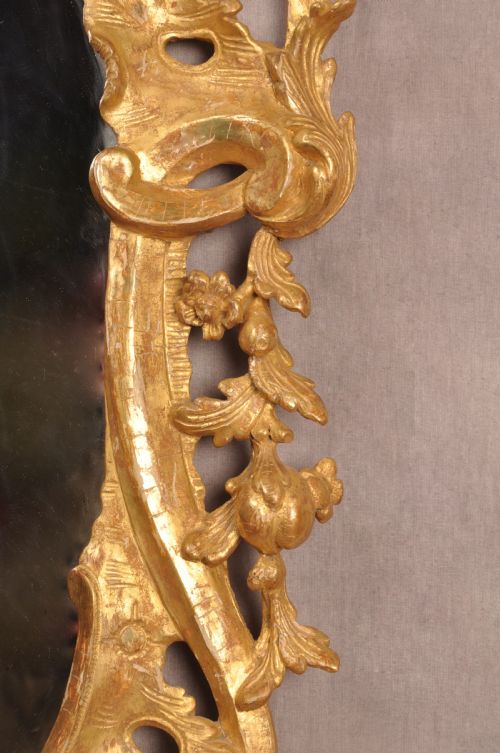 18TH CENTURY CHIPPENDALE ROCOCO GILTWOOD MIRROR - ADDITIONAL PHOTO 2