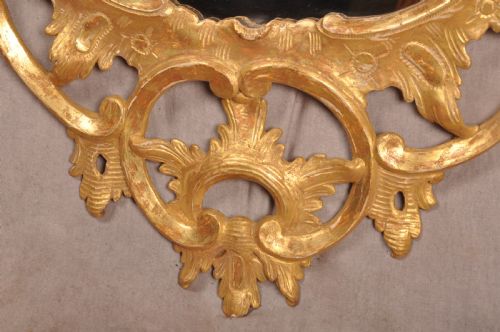 18TH CENTURY CHIPPENDALE ROCOCO GILTWOOD MIRROR - ADDITIONAL PHOTO 4