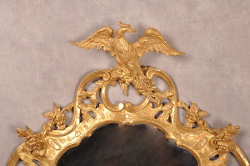 18TH CENTURY CHIPPENDALE ROCOCO GILTWOOD MIRROR - ADDITIONAL PHOTO 7