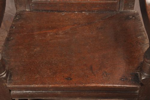 17TH CENTURY YORKSHIRE OAK WAINSCOT CHAIR - ADDITIONAL PHOTO 5