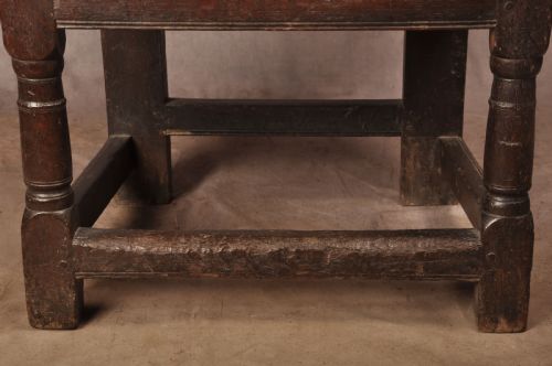 17TH CENTURY YORKSHIRE OAK WAINSCOT CHAIR - ADDITIONAL PHOTO 8