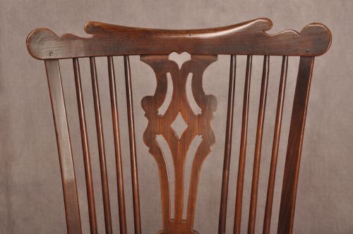 RARE 18TH CENTURY CHERRYWOOD THAMES VALLEY WINDSOR CHAIR - ADDITIONAL PHOTO 7