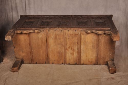 17TH CENTURY OAK LANCASHIRE COFFER - ADDITIONAL PHOTO 15