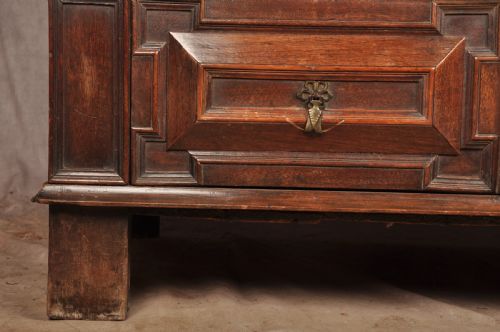 RARE CHARLES II WALNUT FRUITWOOD CHEST OF DRAWERS - ADDITIONAL PHOTO 9