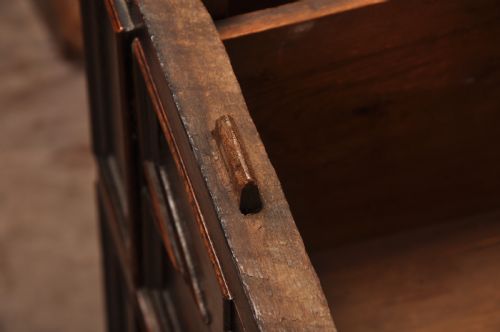 RARE CHARLES II WALNUT FRUITWOOD CHEST OF DRAWERS - ADDITIONAL PHOTO 17