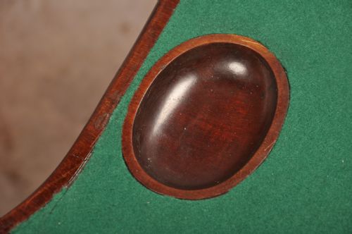FINE 18TH CENTURY MAHOGANY CONCERTINA ACTION CARD TABLE - ADDITIONAL PHOTO 11