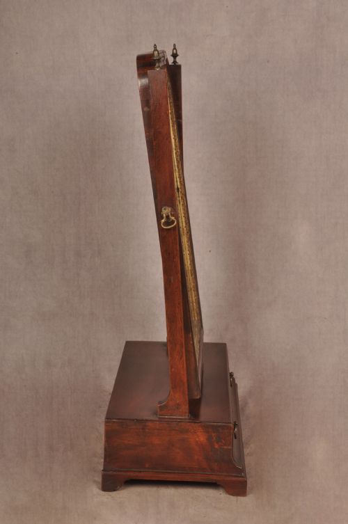 18TH CENTURY MAHOGANY TOILET MIRROR - ADDITIONAL PHOTO 2