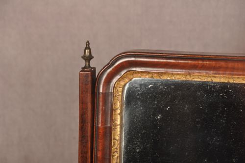 18TH CENTURY MAHOGANY TOILET MIRROR - ADDITIONAL PHOTO 4