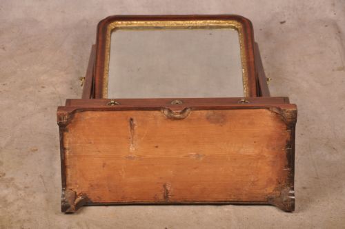 18TH CENTURY MAHOGANY TOILET MIRROR - ADDITIONAL PHOTO 8