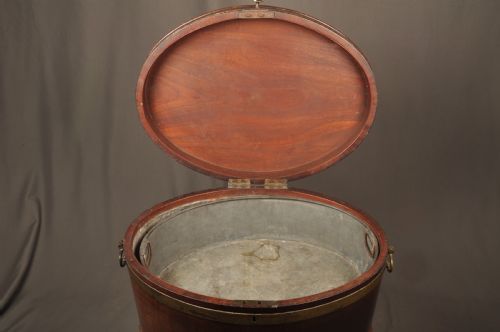 SUPERB 18TH CENTURY MAHOGANY WINE COOLER - ADDITIONAL PHOTO 12