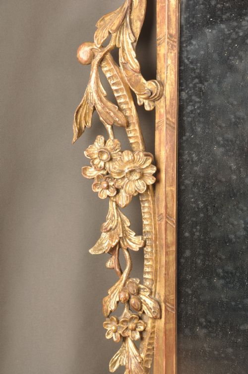 FINE RARE 18TH CENTURY GILTWOOD OVERMANTEL MIRROR - ADDITIONAL PHOTO 5