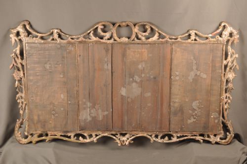 FINE RARE 18TH CENTURY GILTWOOD OVERMANTEL MIRROR - ADDITIONAL PHOTO 9