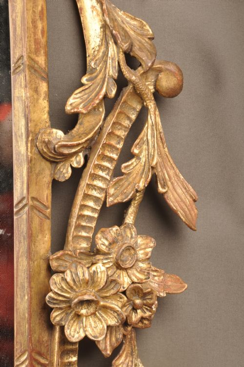 FINE RARE 18TH CENTURY GILTWOOD OVERMANTEL MIRROR - ADDITIONAL PHOTO 10