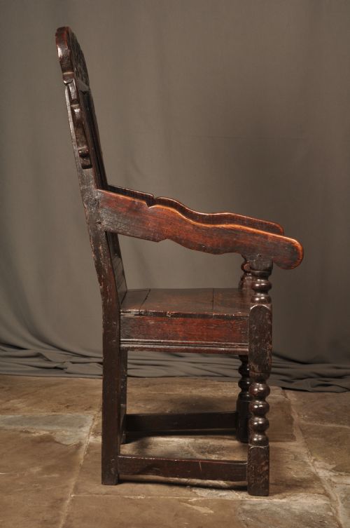 17TH CENTURY YORKSHIRE WAINSCOT CHAIR - ADDITIONAL PHOTO 7