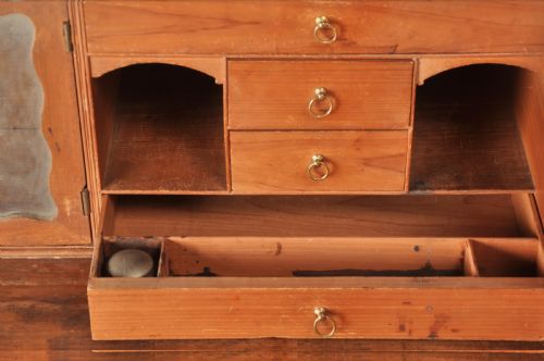 FINE 18TH CENTURY MAHOGANY SECRATAIRE BOOKCASE - ADDITIONAL PHOTO 5
