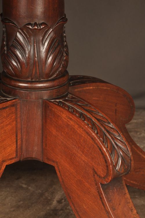 A SUPERB QUALITY REGENCY MAHOGANY BREAKFAST TABLE - ADDITIONAL PHOTO 3