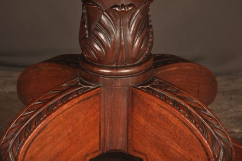 A SUPERB QUALITY REGENCY MAHOGANY BREAKFAST TABLE - ADDITIONAL PHOTO 4