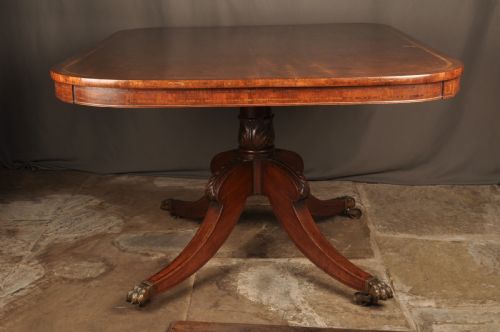 A SUPERB QUALITY REGENCY MAHOGANY BREAKFAST TABLE - ADDITIONAL PHOTO 6