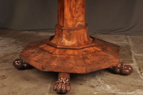 MAGNIFICENT REGENCY MAHOGANY BREAKFAST TABLE - ADDITIONAL PHOTO 2