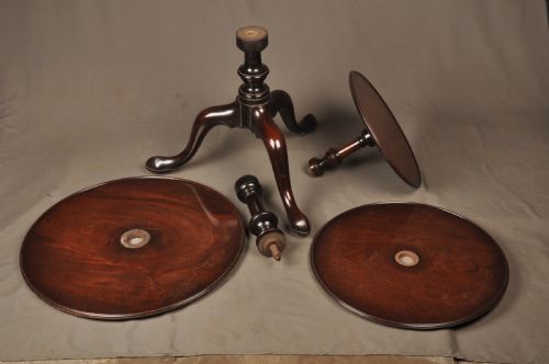 FINE 18TH CENTURY MAHOGANY DUMB WAITER - ADDITIONAL PHOTO 7