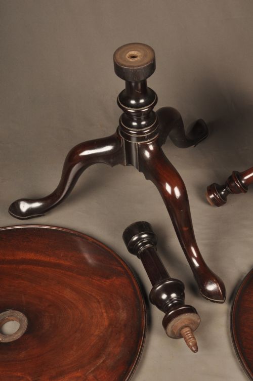 FINE 18TH CENTURY MAHOGANY DUMB WAITER - ADDITIONAL PHOTO 8