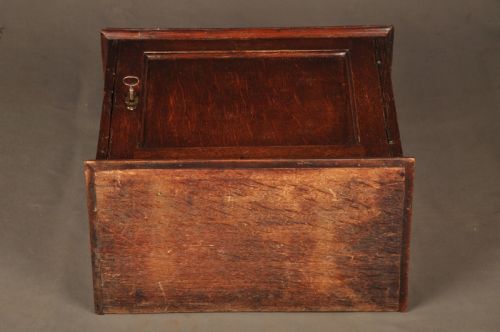 MID 18TH CENTURY OAK SPICE CUPBOARD - ADDITIONAL PHOTO 12