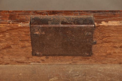 MID 18TH CENTURY OAK BUREAU - ADDITIONAL PHOTO 6