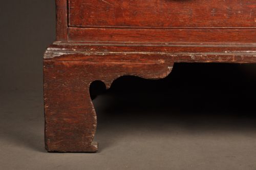 MID 18TH CENTURY OAK BUREAU - ADDITIONAL PHOTO 10