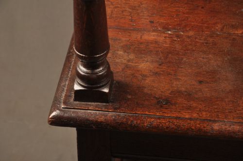OUTSTANDING 17TH CENTURY OAK LANCASHIRE WAINSCOT CHAIR - ADDITIONAL PHOTO 8