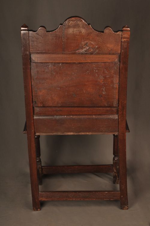 OUTSTANDING 17TH CENTURY OAK LANCASHIRE WAINSCOT CHAIR - ADDITIONAL PHOTO 14