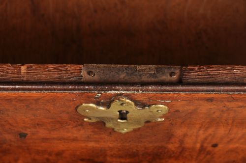 FINE GEORGE I BURR WALNUT BUREAU BOOKCASE - ADDITIONAL PHOTO 5