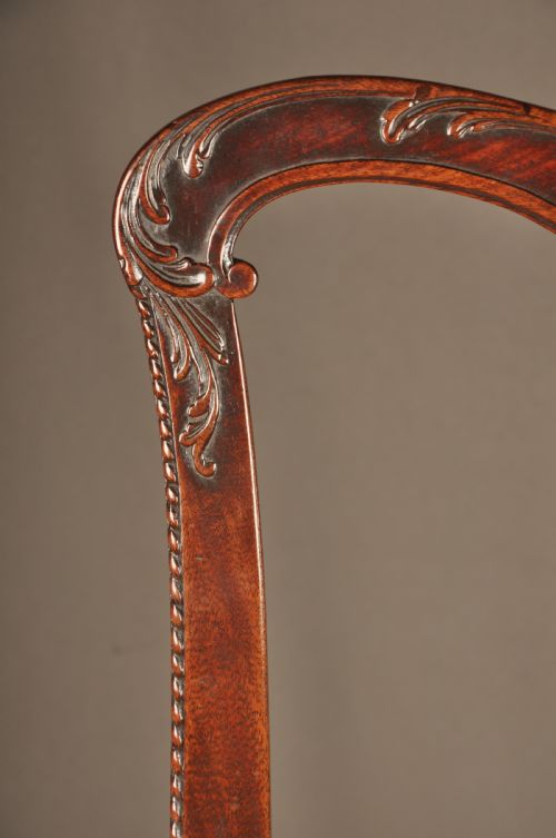 SUPERB 18TH CENTURY MAHOGANY CHIPPENDALE ARMCHAIR - ADDITIONAL PHOTO 10