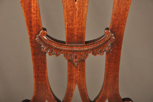 SUPERB 18TH CENTURY MAHOGANY CHIPPENDALE ARMCHAIR - ADDITIONAL PHOTO 12