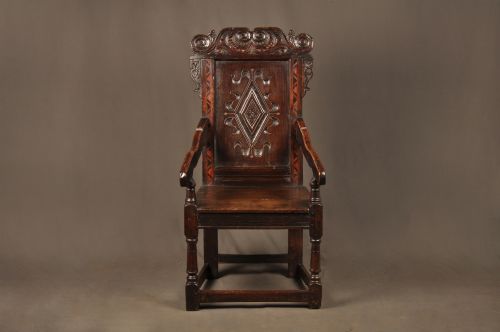 17TH CENTURY YORKSHIRE WAINSCOT CHAIR