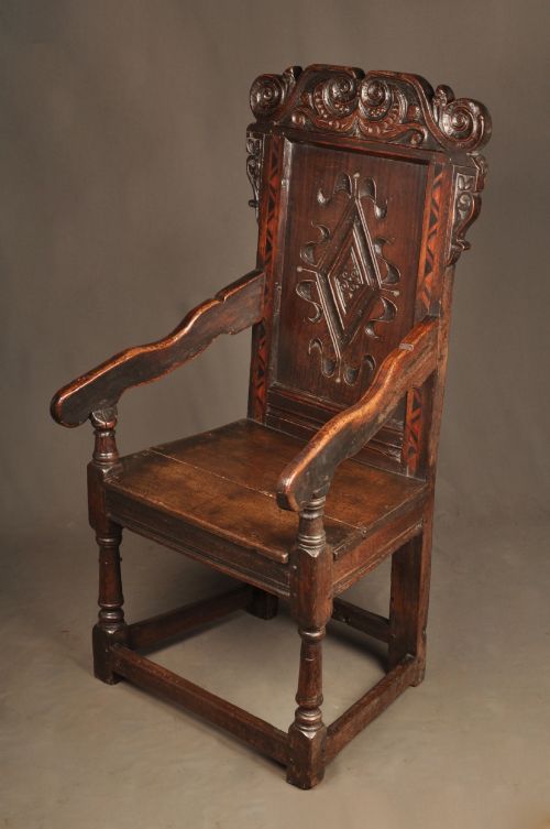 17TH CENTURY YORKSHIRE WAINSCOT CHAIR - ADDITIONAL PHOTO 8