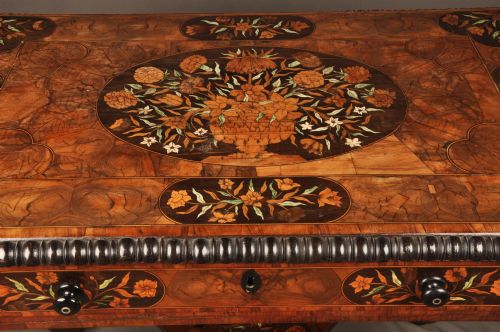 AN EXCEPTIONAL MARQUETRY CENTRE TABLE - ADDITIONAL PHOTO 2