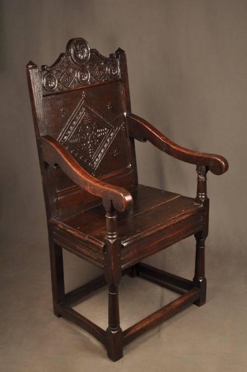 17TH CENTURY OAK LANCASHIRE WAINSCOT CHAIR - ADDITIONAL PHOTO 7
