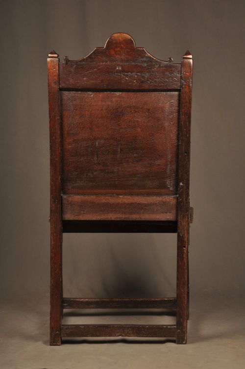 17TH CENTURY OAK LANCASHIRE WAINSCOT CHAIR - ADDITIONAL PHOTO 9