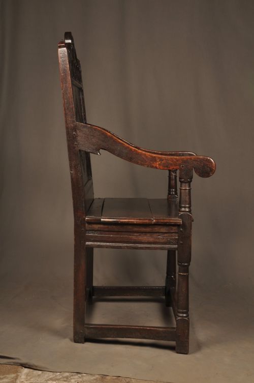 17TH CENTURY OAK LANCASHIRE WAINSCOT CHAIR - ADDITIONAL PHOTO 11