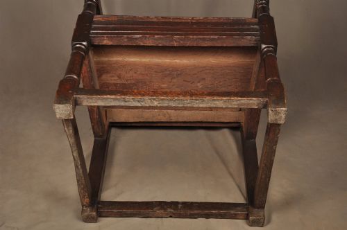 17TH CENTURY OAK LANCASHIRE WAINSCOT CHAIR - ADDITIONAL PHOTO 12