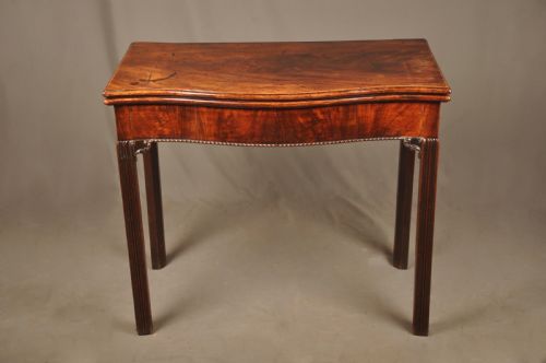 Superb 18th Century Mahogany Card Table