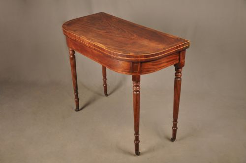 Fine Late 18th Century Mahogany Card Table
