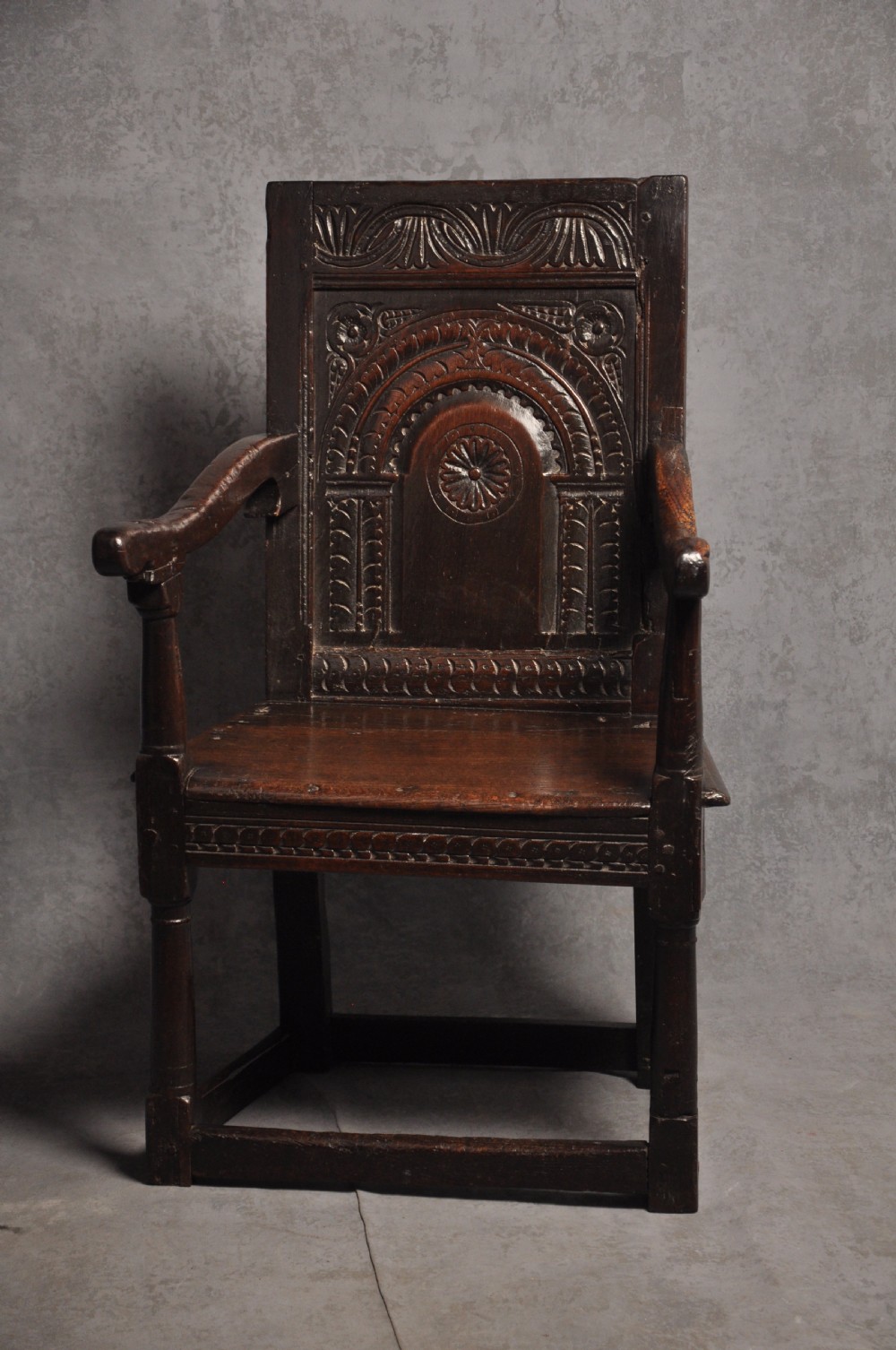 17th Century Oak Wainscot Chair