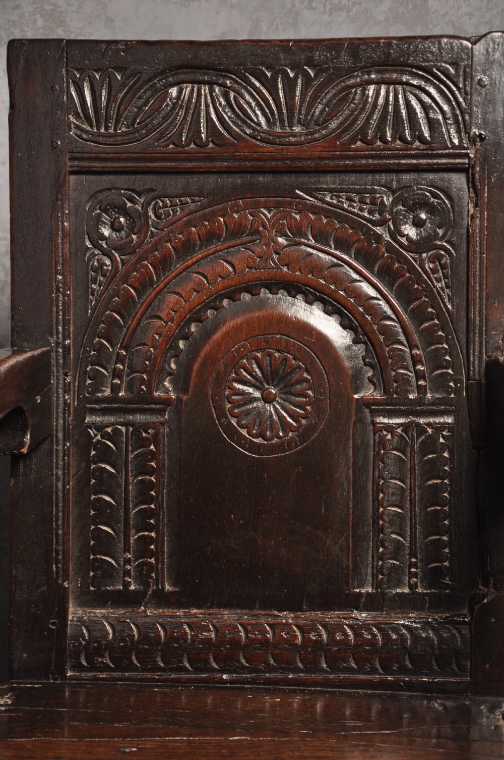 17th Century Oak Wainscot Chair View III
