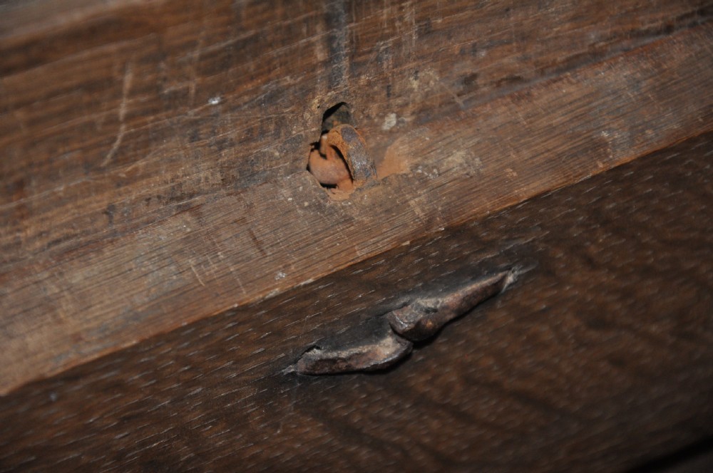 17th Century Oak Coffer  View V