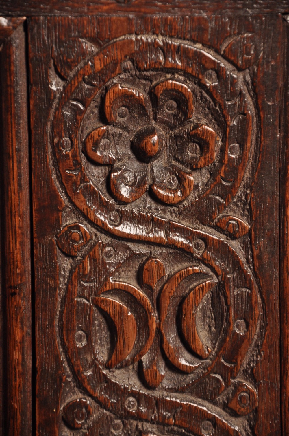  17th Century Panelled Coffer  View IV